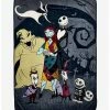 Brand new 🧨 The Nightmare Before 🎅 Christmas Group Graveyard Throw Blanket ✔️
