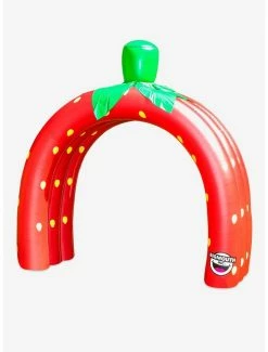 Brand new 💯 BigMouth Strawberry Tunnel 3-Arch Sprinkler Water Toy 🧨