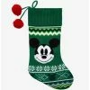 Budget 🎉 Disney Mickey Mouse Knit Stocking Hot Topic Exclusive 👍