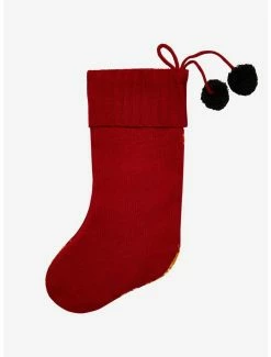 Cheapest 🔔 Harry Potter Gryffindor Knit Stocking Hot Topic Exclusive 👏 -Furniture Outlet Store 18678900 av1