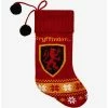 Cheapest 🔔 Harry Potter Gryffindor Knit Stocking Hot Topic Exclusive 👏