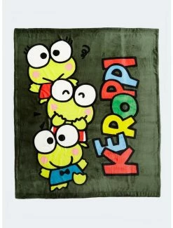 Best deal ๐ Keroppi Family Throw Blanket ๐คฉ