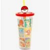 Cheap 🛒 Pokemon Grid Poke Ball Topper Acrylic Travel Cup 👏