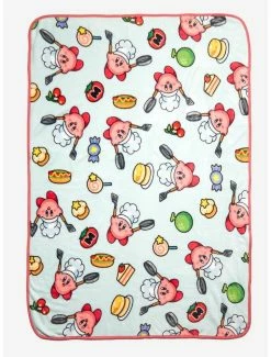 Best deal ⭐ Kirby Food Throw Blanket ⭐