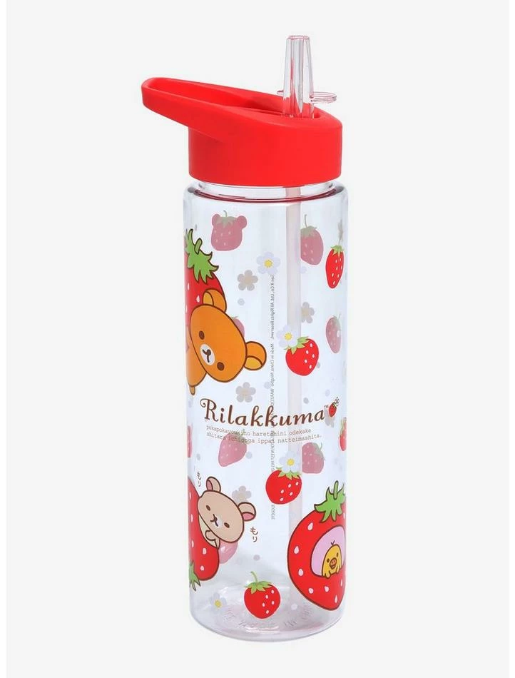 Cheapest โจ Rilakkuma Strawberry Water Bottle ๐ฏ 1 Cheapest โจ Rilakkuma Strawberry Water Bottle ๐ฏ