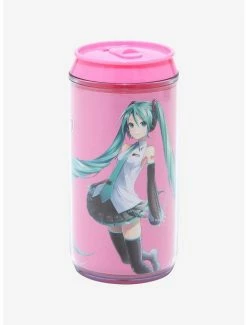 Outlet 😀 Hatsune Miku Pink Soda Can Water Bottle ⭐