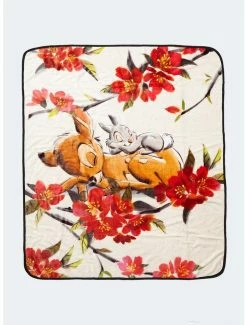 Top 10 😀 Disney Bambi Napping Floral Throw Blanket 🎉