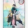 Wholesale 😍 Demon Slayer: Kimetsu No Yaiba Pastel Group Throw Blanket 🔥