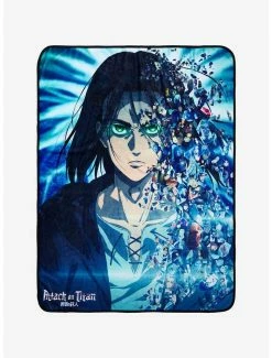 Buy 🔥 Attack On Titan Final Season Eren Throw Blanket 🤩