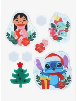 Top 10 🔔 Disney Lilo & Stitch 🎄 Christmas Gel Clings 🥰