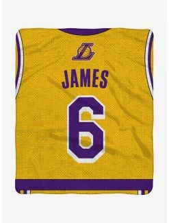 Buy 🤩 NBA Los Angeles Lakers LeBron James Plush Throw 💯
