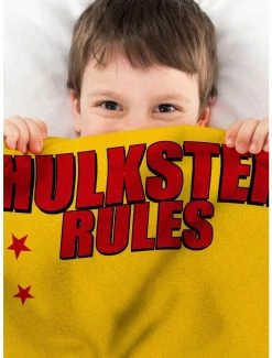 Coupon 🤩 WWE Hulk Hogan Plush Throw 👍 -Furniture Outlet Store 18749889 av3