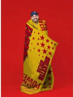 Coupon 🤩 WWE Hulk Hogan Plush Throw 👍 -Furniture Outlet Store 18749889 av4