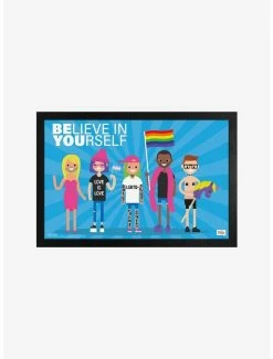 Best Sale 🛒 Believe In Yourself - Be You Framed Poster 🔔