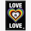 Wholesale 👏 Love Yourself - Rainbow Heart Framed Poster 😉