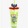 Promo 🛒 Disney Lilo & Stitch Holiday Sweater Acrylic Travel Cup 👍