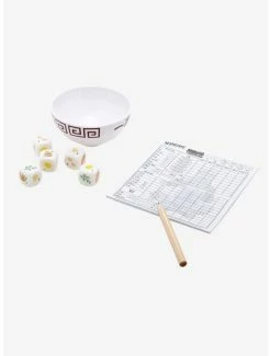 Hot Sale ❤️ Naruto Shippuden Ichiraku Ramen Bowl Yahtzee Game 🌟