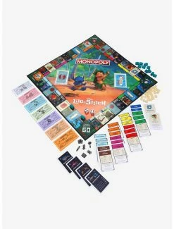 Budget 😀 Monopoly Disney Lilo & Stitch Edition Board Game 👍 -Furniture Outlet Store 18859934 av2