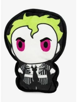 Deals ⌛ Beetlejuice Chibi Standing Pose Plush Squeaker 🦮 Dog Toy 🌟