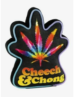 Best Pirce ✨ Cheech and Chong Faces Smokey Tie Dye Pot Leaf Plush Squeaker 🐶 Dog Toy 🎁
