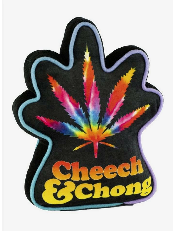 Best Pirce ✨ Cheech and Chong Faces Smokey Tie Dye Pot Leaf Plush Squeaker 🐶 Dog Toy 🎁 1 Best Pirce ✨ Cheech and Chong Faces Smokey Tie Dye Pot Leaf Plush Squeaker 🐶 Dog Toy 🎁