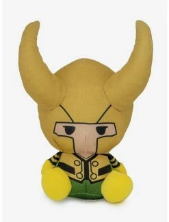 Best Pirce 👍 Marvel Loki Kawaii Full Body Sitting Pose Plush Squeaker 🐕 Dog Toy 👏