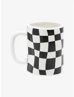 Deals 🎁 Wavy Checkered Mug 😉 -Furniture Outlet Store 19078344 av1