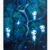 Deals ✨ Studio Ghibli Princess Mononoke Kodama Throw Blanket 🎉
