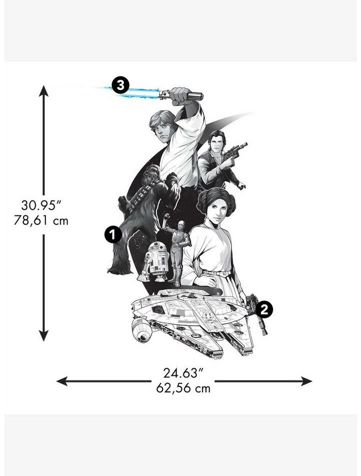 Best reviews of 💯 Star Wars Peel & Stick Giant Wall Decal 🔥 3 Best reviews of 💯 Star Wars Peel & Stick Giant Wall Decal 🔥 - Image 3