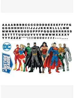 Flash Sale ๐ฅฐ DC Comics Justice League Peel & Stick Giant Wall Decals ๐