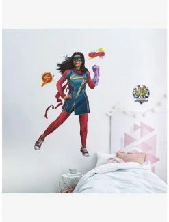 Discount 🔔 Marvel Ms. Marvel Giant Wall Decals 🎁 -Furniture Outlet Store 19334040 av1