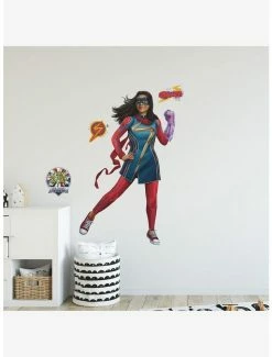 Discount 🔔 Marvel Ms. Marvel Giant Wall Decals 🎁 -Furniture Outlet Store 19334040 av2