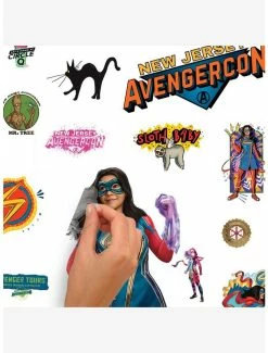 Cheap 🥰 Marvel Ms. Marvel Peel & Stick Wall Decals 🧨 -Furniture Outlet Store 19334042 av1