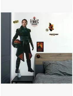 Budget 🥰 Star Wars The Book of Boba Fett Fennec Shand Peel & Stick Giant Wall Decals 🎁 -Furniture Outlet Store 19334046 av3