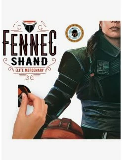 Budget 🥰 Star Wars The Book of Boba Fett Fennec Shand Peel & Stick Giant Wall Decals 🎁 -Furniture Outlet Store 19334046 av4