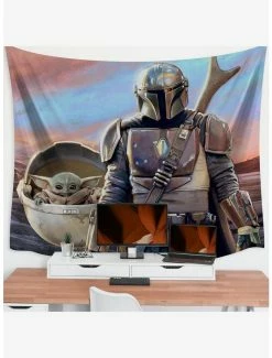 Best Sale 🎁 Star Wars The Mandalorian Tapestry 💯 -Furniture Outlet Store 19334052 av2