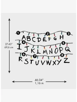 Buy 👏 Stranger Things 🎄 Christmas Light Peel & Stick Giant Wall Decals 🌟 -Furniture Outlet Store 19334054 av1