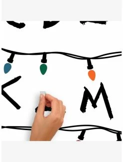 Buy 👏 Stranger Things 🎄 Christmas Light Peel & Stick Giant Wall Decals 🌟 -Furniture Outlet Store 19334054 av5