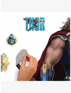 Brand new 👍 Marvel Thor: Love & Thunder Peel & Stick Giant Wall Decals 🎉 -Furniture Outlet Store 19334064 av5