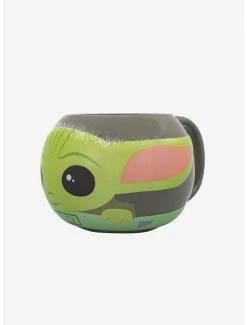 Budget 🎉 Star Wars The Mandalorian Uncanny Brands Mug Warmer with Baby Yoda Molded Mug Auto Shut On/Off 😀 -Furniture Outlet Store 19365073 av4