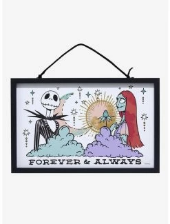 Best Pirce 👍 The Nightmare Before 🎅 Christmas Jack & Sally Wall Art ❤️