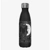 Coupon 😍 Tarot Moon Black Cat Stainless Steel Water Bottle 🎉