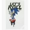 Cheapest 😀 Sonic The Hedgehog Let's Roll Car Decal 🎁