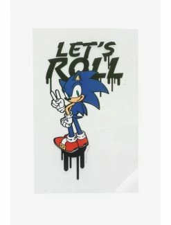 Cheapest 😀 Sonic The Hedgehog Let's Roll Car Decal 🎁