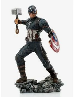 Promo 😉 Marvel Captain America Ultimate Battle Diorama Series Art Scale: The Infinity Saga ⌛