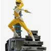 New 🌟 Power Rangers Yellow Ranger Battle Diorama Series Art Scale 1/10 🔔
