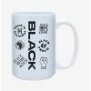 Coupon 🎁 Black Icons Mug 15oz 😍