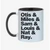 Best deal ✔️ Otis & Miles & Sam & Louis & Nat & Ray Mug 🎉