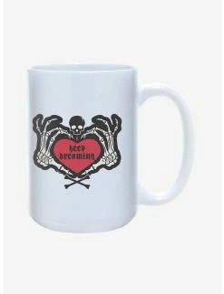 Top 10 🎁 Keep Dreaming Skeleton Heart Mug 15oz ✔️