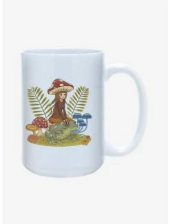Best Sale 🎉 Mushroom Frog Girl Mug 15oz 🥰